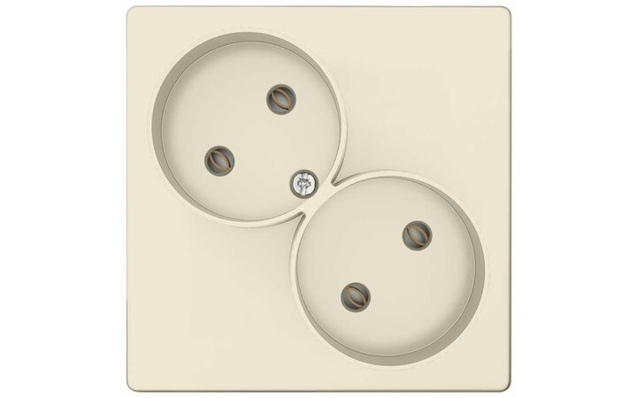 фото - Розетка 2-м СП Simon 24 16А IP20 2х2P без защ. шторок механизм сл. кость Simon 2450457-031