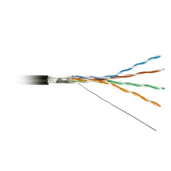 фото - Hyperline FUTP4-C5E-S24-OUT-PE-BK-100 бухта