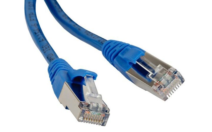 фото - Hyperline PC-LPM-STP-RJ45-RJ45-C6-3M-LSZH-BL