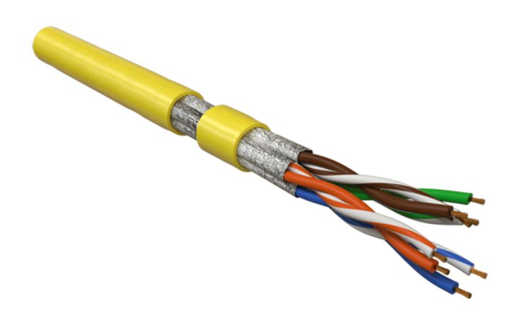 фото - Hyperline UFTP4-C6-P26-IN-LSZH-YL-100