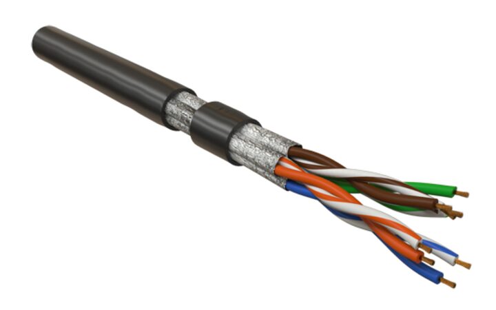 фото - Hyperline UFTP4-C6-P26-IN-LSZH-BK-100