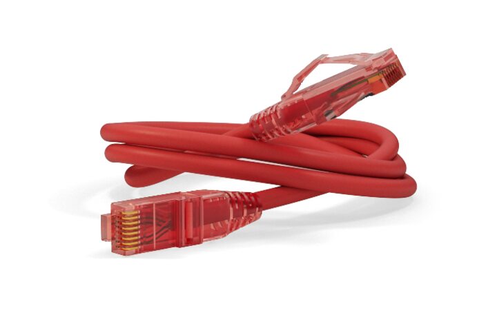 фото - Hyperline PC-LPM-UTP-RJ45-RJ45-C5e-6M-LSZH-RD