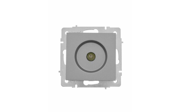 фото - Розетка телевизионная оконечная TV 1-м СП Vesna механизм платина LEZARD 742-3588-130