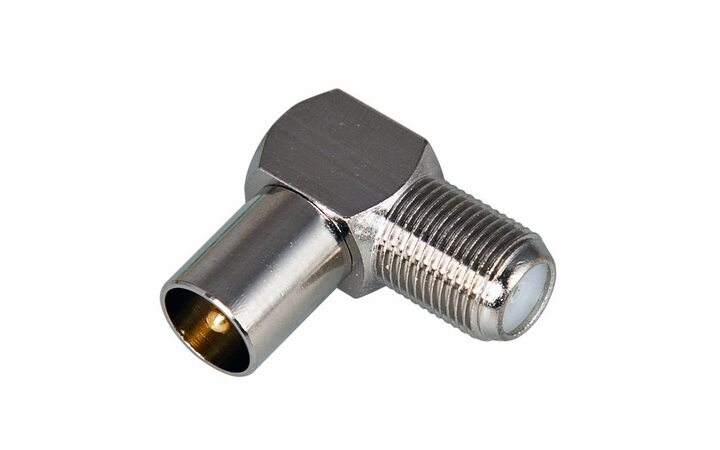 фото - Набор для подключения эфирного/цифрового ТВ кабель RG-6, F-разъем, гнездо F - штекер TV, гнездо F - угловой штекер TV REXANT (ED-TVN4)