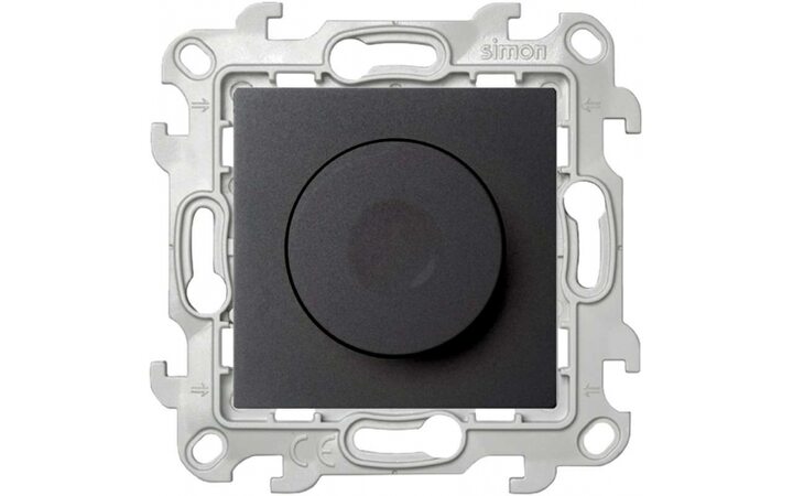 фото - Механизм светорегулятора 1-кл. 1п 2мод. СП Simon 24 10А IP20 450В графит Simon 2410313-038