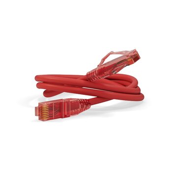 фото - Hyperline PC-LPM-UTP-RJ45-RJ45-C5e-0.15M-LSZH-RD