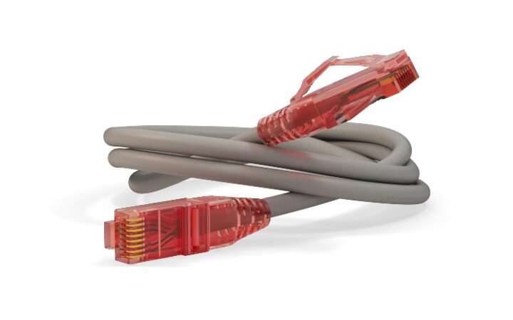 фото - Hyperline PC-LPM-UTP-RJ45-RJ45-C5e-0.15M-LSZH-GY