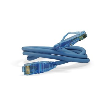 фото - Hyperline PC-LPM-UTP-RJ45-RJ45-C6-3M-LSZH-BL