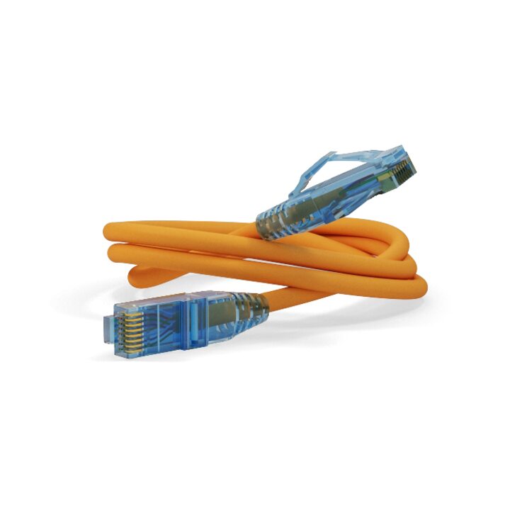 фото - Hyperline PC-LPM-UTP-RJ45-RJ45-C6-5M-LSZH-OR