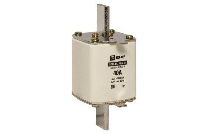 фото - Вставка плавкая ППН-37 400/40А габарит 2 PROxima EKF fus-37/400/40