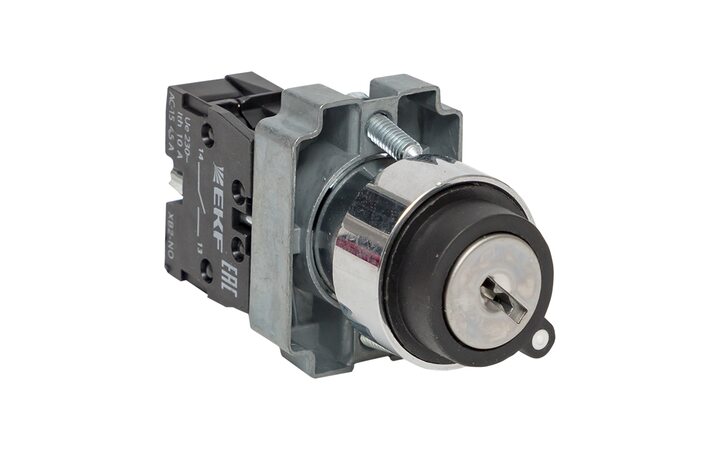 фото - Переключатель BG21 2P с замком (не возврат.) NO EKF xb2-bg21