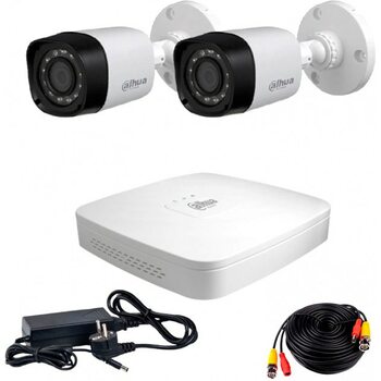 фото - Комплект видеонаблюдения 2 камеры Dahua HDCVI-2 + HDD1000GB