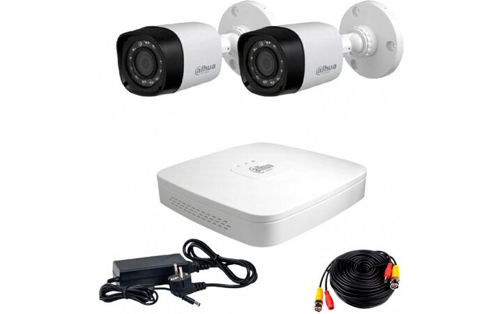 фото - Комплект видеонаблюдения 2 камеры Dahua HDCVI-2 + HDD1000GB