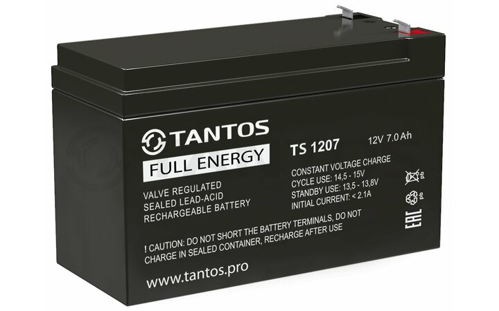 фото - Tantos Аккумулятор 12В 7 А∙ч (TS 1207)