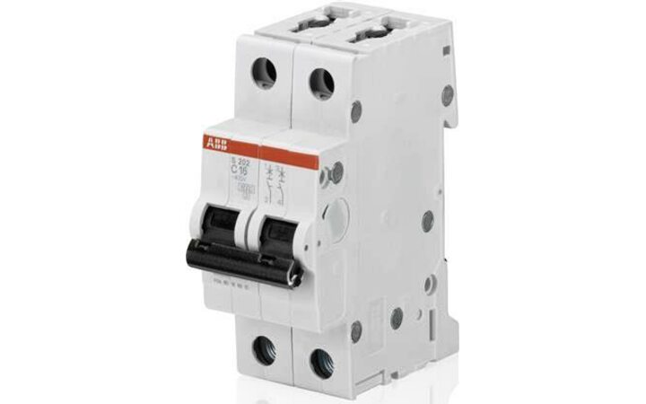 фото - ABB S202 Автоматический выключатель 2P 20А (С) 6kA (2CDS252001R0204)