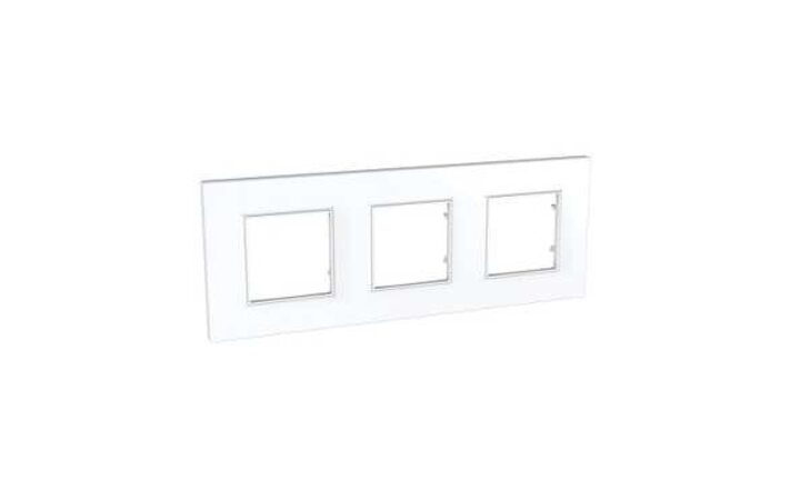 фото - Schneider Electric SE Unica Quadro Белый Рамка 3-ая (MGU2.706.18)
