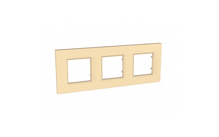 фото - Schneider Electric SE Unica Quadro Карамель Рамка 3-ая (MGU4.706.36)