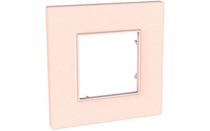 фото - Schneider Electric SE Unica Quadro Розовый жемчуг Рамка 1-ая (MGU4.702.37)