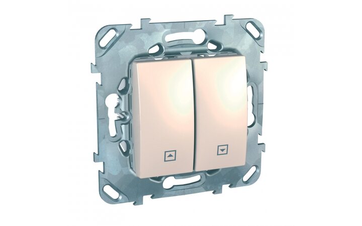фото - Schneider Electric SE Unica Беж Кнопка жалюзийная (MGU5.207.25ZD)