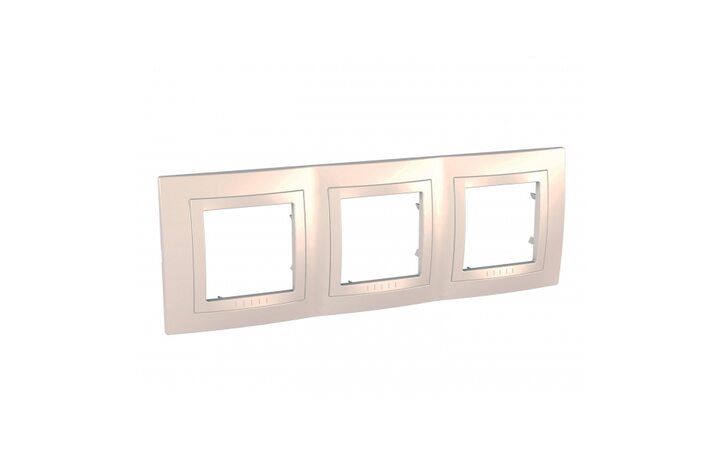 фото - Schneider Electric SE Unica Беж Рамка 3-ая (MGU2.006.25)