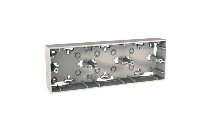 фото - Schneider Electric SE Unica Беж Рамка подъемная 3-ая 36 мм (MGU8.006.25)