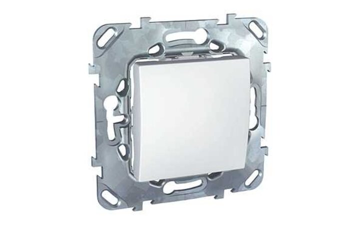 фото - Schneider Electric SE Unica Бел Выключатель 1-клавишный (сх.1) (MGU5.201.18ZD)