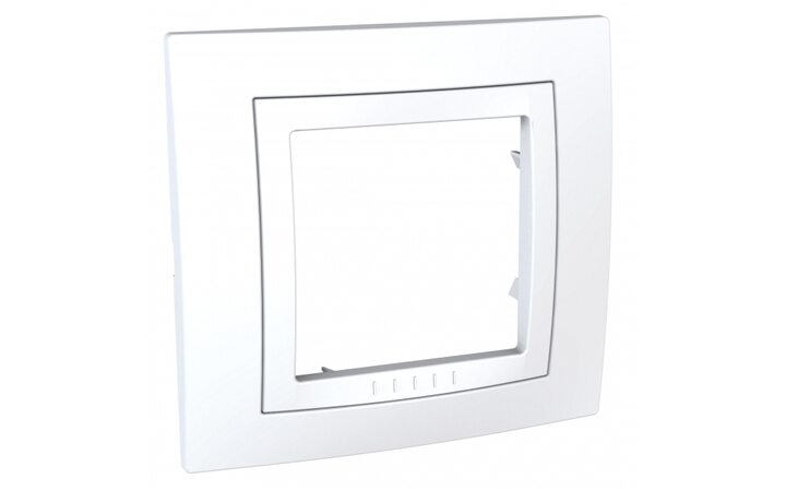 фото - Schneider Electric SE Unica Бел Рамка 1-ая (MGU2.002.18)