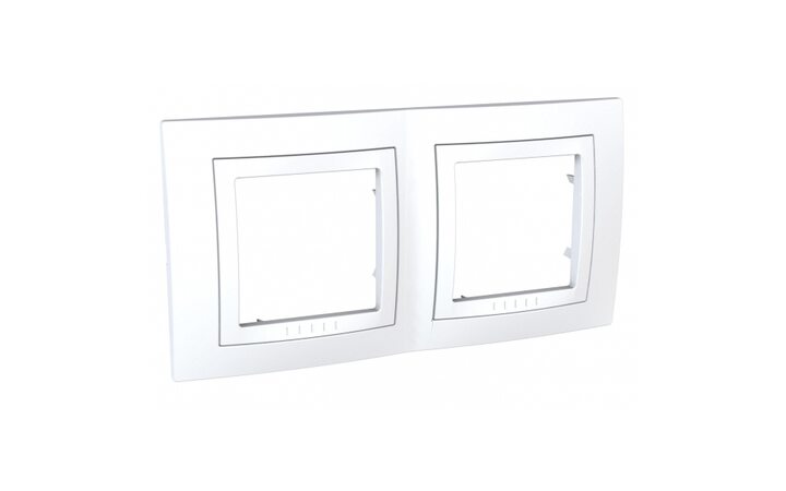 фото - Schneider Electric SE Unica Бел Рамка 2-ая (MGU2.004.18)