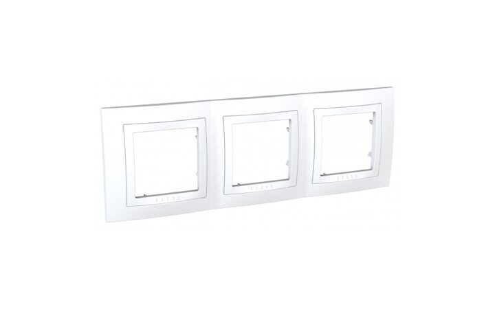 фото - Schneider Electric SE Unica Бел Рамка 3-ая (MGU2.006.18)