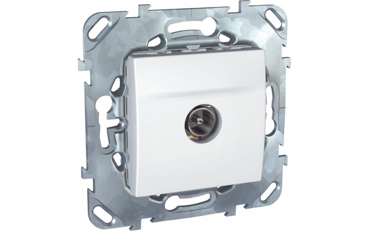 фото - Schneider Electric SE Unica Бел Розетка TV оконечная (MGU5.464.18ZD)