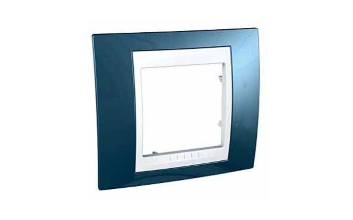 фото - Schneider Electric SE Unica Хамелеон Голубой лед/Бел Рамка 1-ая (MGU6.002.854)