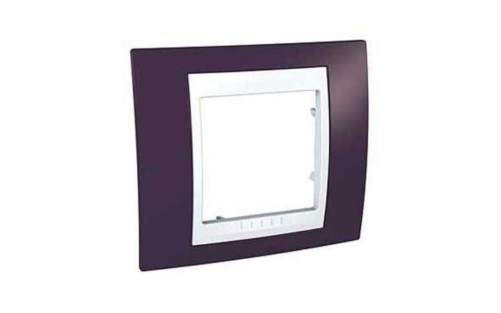 фото - Schneider Electric SE Unica Хамелеон Гранат/Бел Рамка 1-ая (MGU6.002.872)