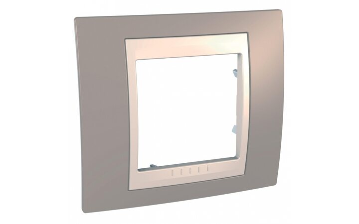 фото - Schneider Electric SE Unica Хамелеон Коричневый/Беж Рамка 1-ая (MGU6.002.574)