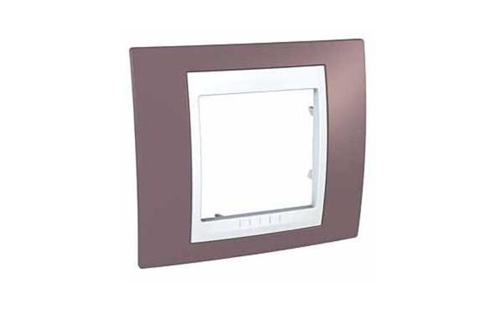 фото - Schneider Electric SE Unica Хамелеон Лиловый/Бел Рамка 1-ая (MGU6.002.876)