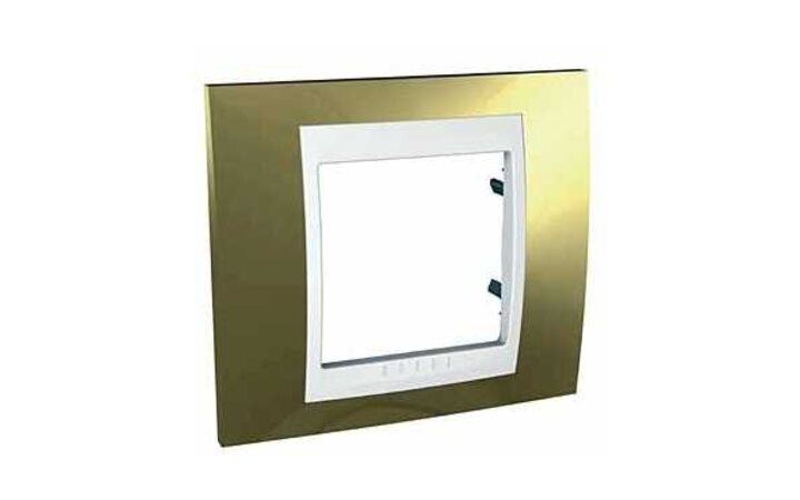 фото - Schneider Electric SE Unica Хамелеон Золото/Бел Рамка 1-ая (MGU66.002.804)