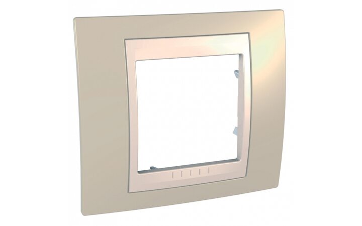 фото - Schneider Electric SE Unica Хамелеон Песчаный/Беж Рамка 1-ая (MGU6.002.567)