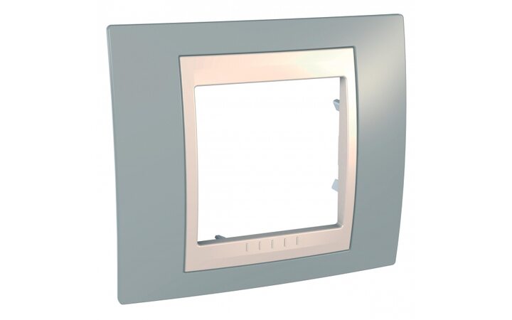 фото - Schneider Electric SE Unica Хамелеон Серый/Беж Рамка 1-ая (MGU6.002.565)