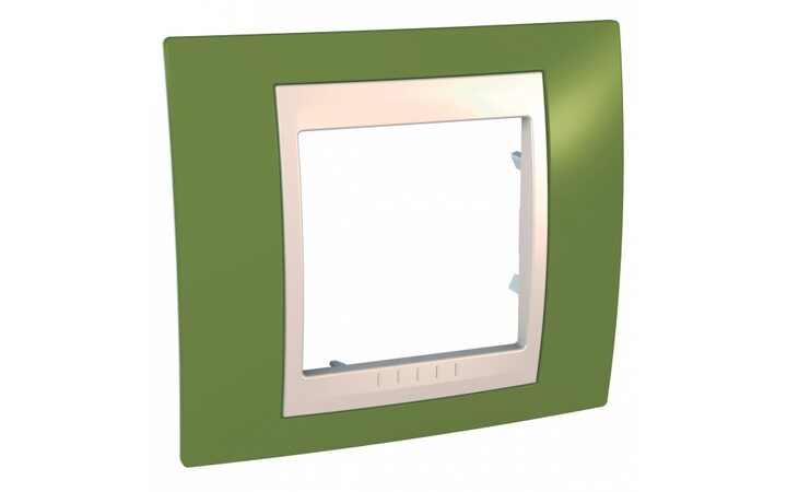 фото - Schneider Electric SE Unica Хамелеон Фисташковый/Беж Рамка 1-ая (MGU6.002.566)