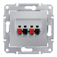 Schneider Electric SE Sedna Алюминий Аудиорозетка 2-я (SE SDN5400160)