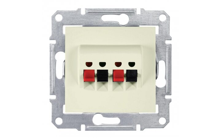 фото - Schneider Electric SE Sedna Беж Аудиорозетка 2-я (SE SDN5400147)