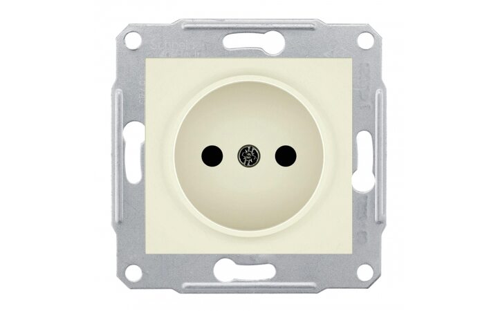 фото - Schneider Electric SE Sedna Беж Розетка 1-я б/з (SE SDN2900147)