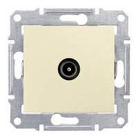 Schneider Electric SE Sedna Беж Розетка TV проходная 4dB (SE SDN3201847)