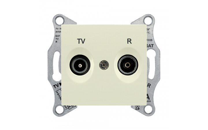 фото - Schneider Electric SE Sedna Беж Розетка TV/R оконечная 1dB (SE SDN3301647)