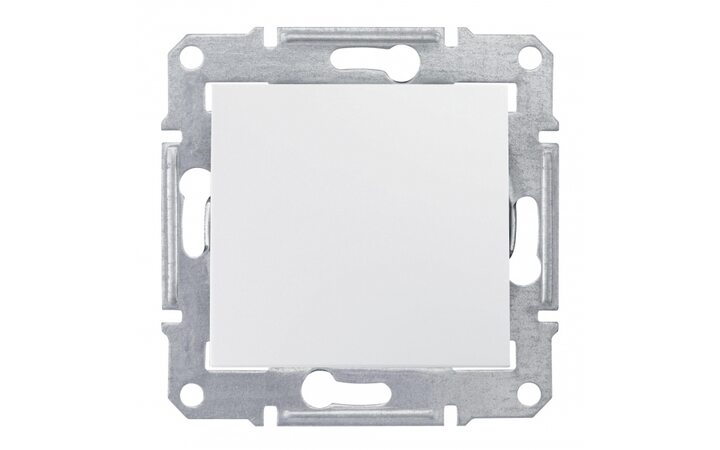 фото - Schneider Electric SE Sedna Бел Переключатель 1-клавишный 10А (сх.6) (SE SDN0400121)
