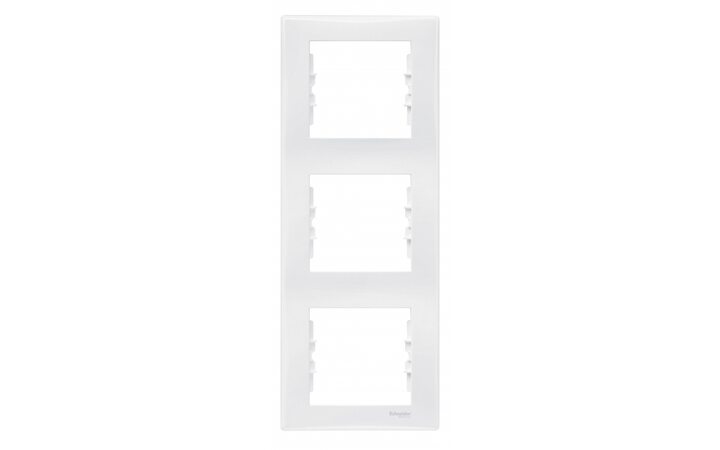 фото - Schneider Electric SE Sedna Бел Рамка 3-я вертикальная (SE SDN5801321)