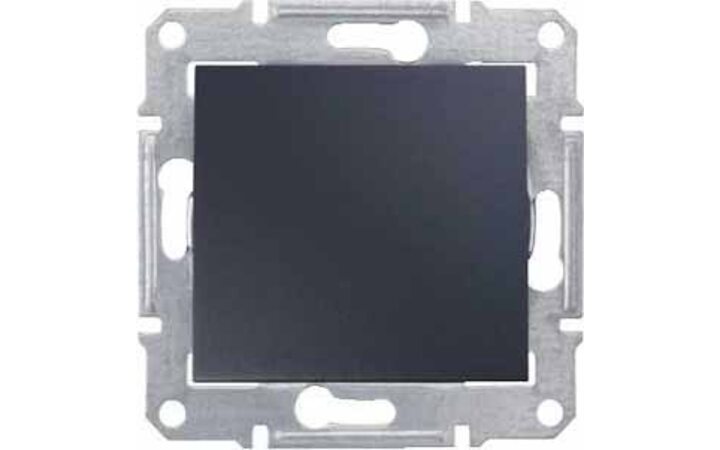 фото - Schneider Electric SE Sedna Графит Переключатель 1-клавишный 10A, 250В (сх.6) (SE SDN0400170)