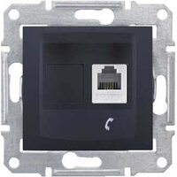 Schneider Electric SE Sedna Графит Розетка ТЛФ 1-ая RJ11 (SE SDN4101170)