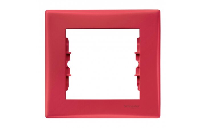 фото - Schneider Electric SE Sedna Красный Рамка 1-я (SE SDN5800141)