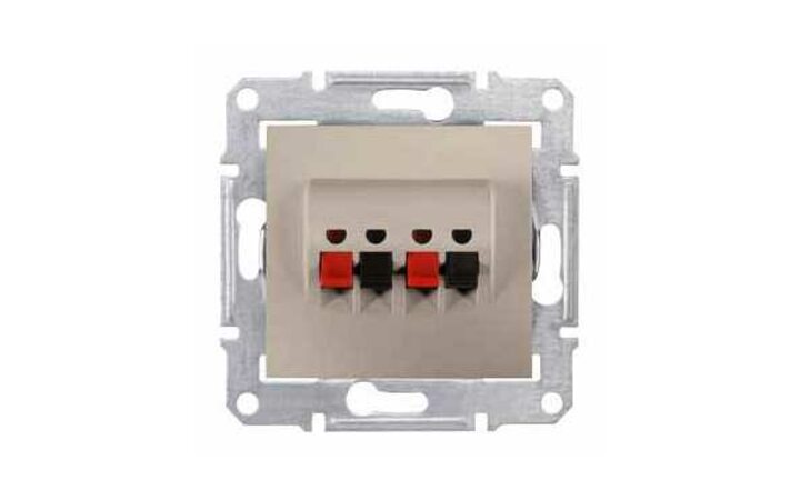 фото - Schneider Electric SE Sedna Титан Аудиорозетка 2-я (SE SDN5400168)