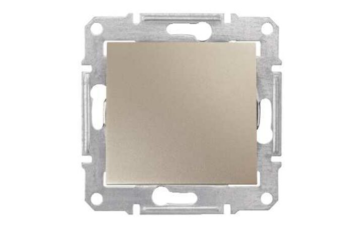 фото - Schneider Electric SE Sedna Титан Переключатель 1-клавишный 10А (сх.6) (SE SDN0400168)